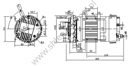 Air conditioning engine  Konvekta H11-002-232 R