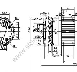 Silnik klimatyzacji Konvekta H11-002-232 R