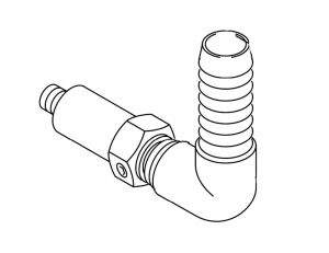 Gas-air connection pipe for GBW300; 9004554A