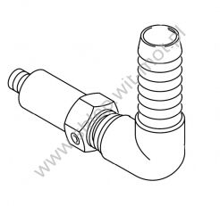 Gas-air connection pipe for GBW300; 9004554A