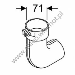 Exhaust elbow 63999A