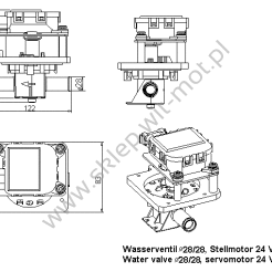 Wasser-Elektroventil AURORA 3810000505; 24V 